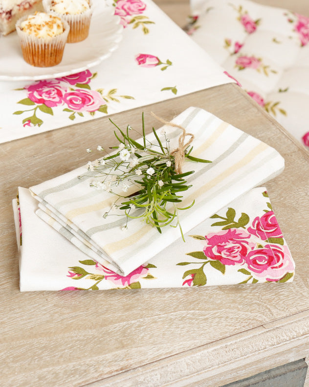 Set of 2 Helmsley Blush Vintage Cloth Napkins