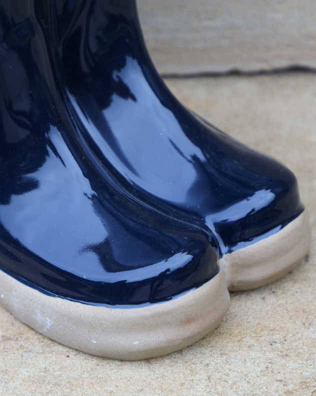Midnight Blue Wellington Boots Planter