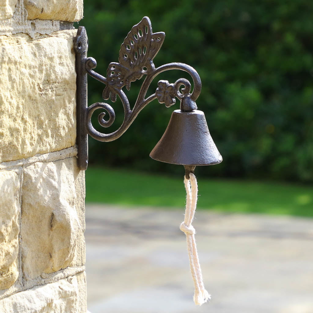 Cast Iron Butterfly Door Bell