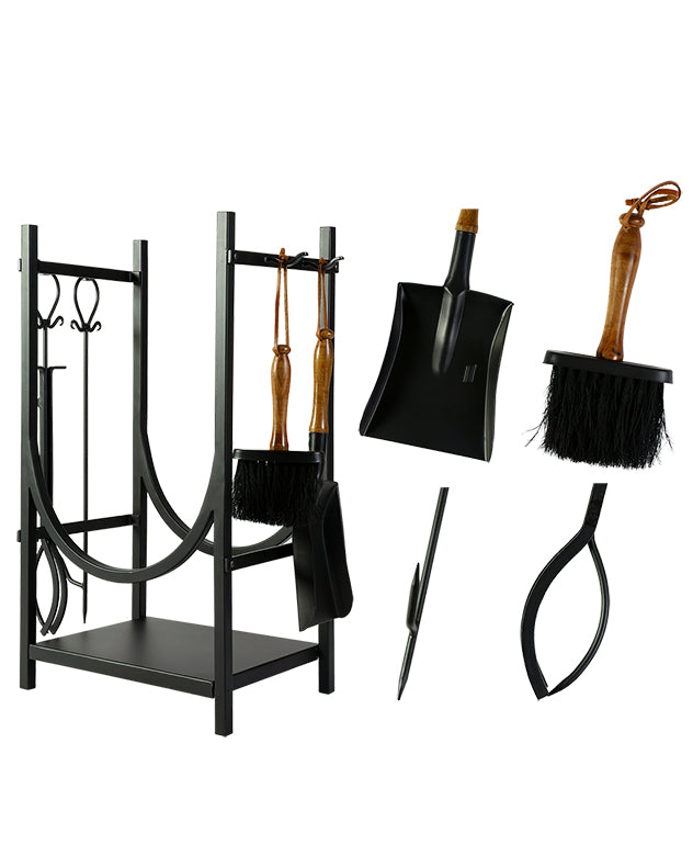 Chelsea Fire Tools and Log Storage Unit