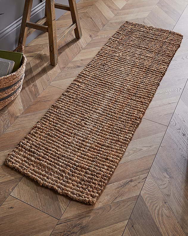 Sandsend Long Handwoven Jute Doormat