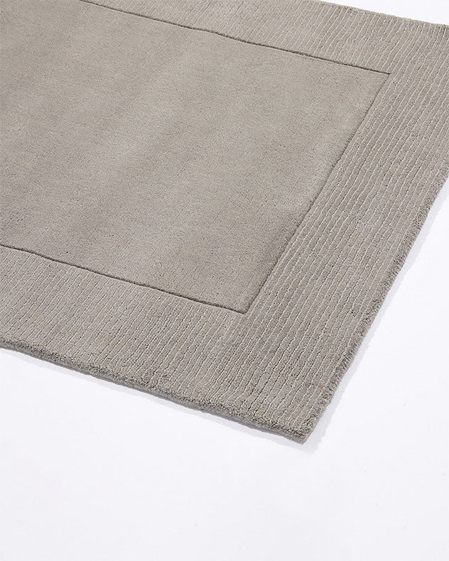 Knaresborough 120x170cm Silver Wool Rug