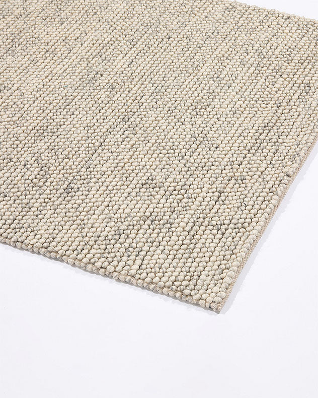 Heptonstall 120 x170cm Cream Wool Pebble Rug