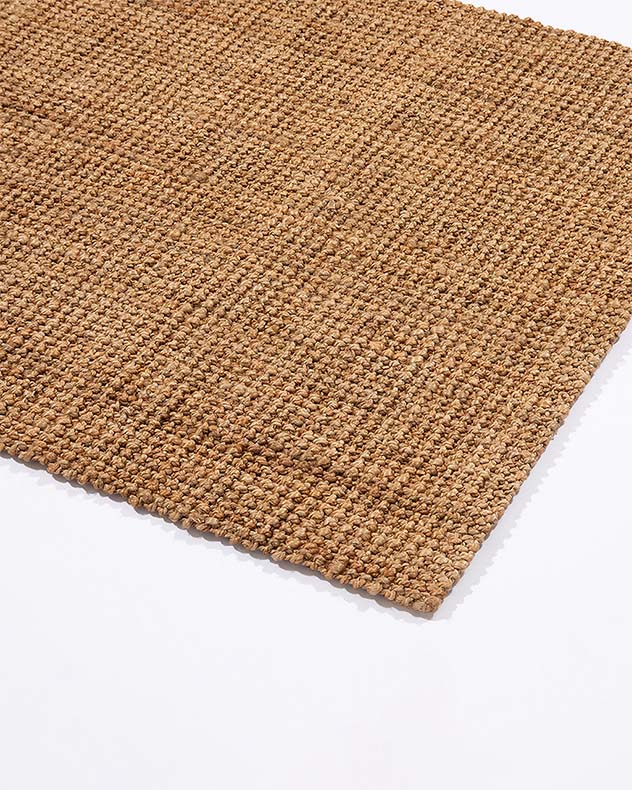 Sandsend Natural Handwoven Jute Rug