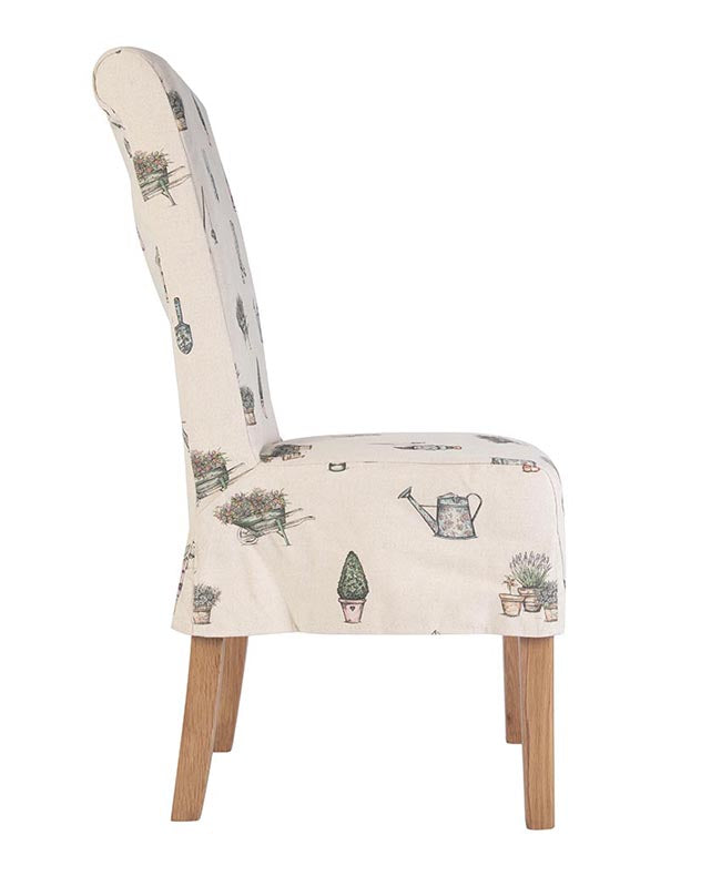 dining room chair with country pattern