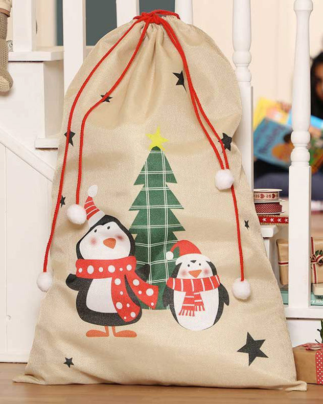 Giant Penguins Children's Christmas Sack