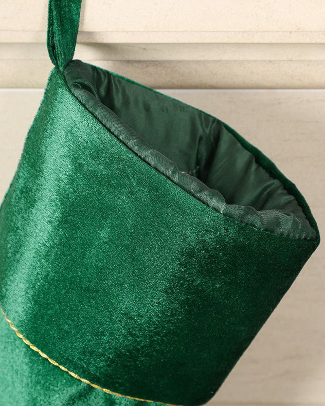 Kensington Green Velvet Christmas Stocking