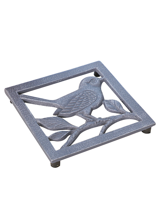 French Grey Bird Trivet