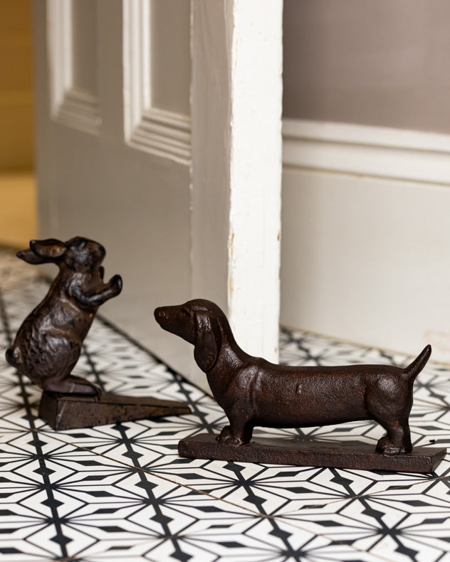 Cast Iron Rabbit Doorstop
