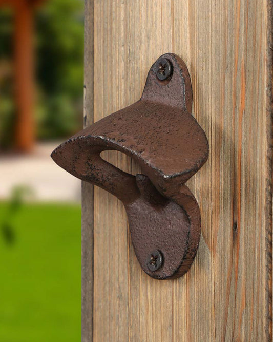 Cast Iron Wall Mounted Bottle Opener