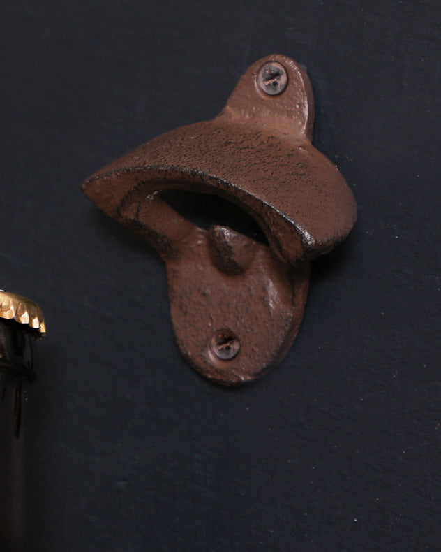 Cast Iron Wall Mounted Bottle Opener