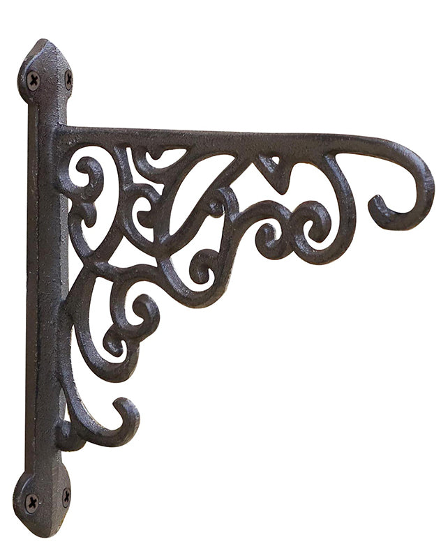 Ornate Scrolled Hanging Basket Bracket