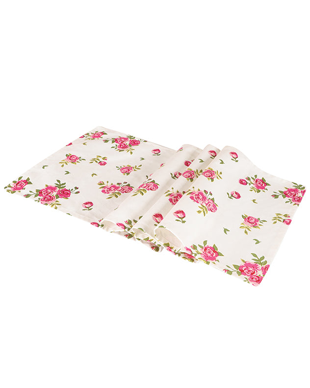 Helmsley Blush Vintage Floral Table Runner