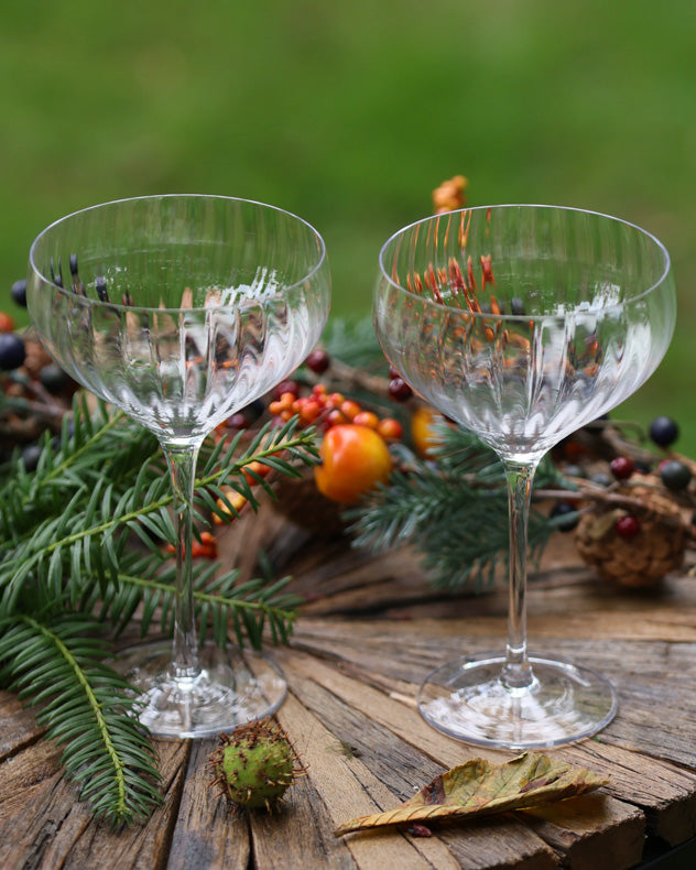 Set of 4 Champagne Saucers