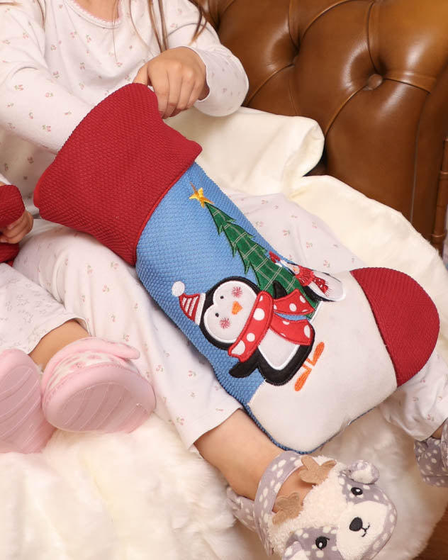 Skip and Rolo Childrens Snowman Christmas Stocking