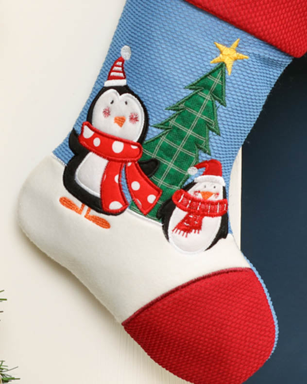 Skip and Rolo Childrens Penguin Christmas Stocking