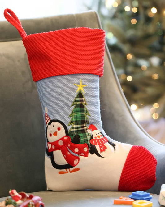 Skip and Rolo Childrens Penguin Christmas Stocking