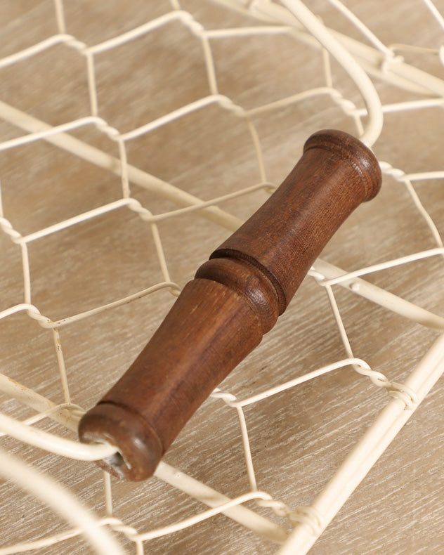 Country Cream Napkin Holder