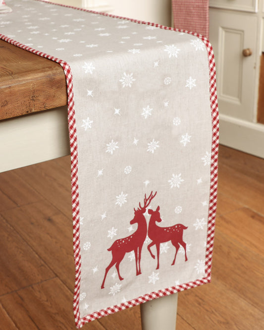 Woodland Deer Table Runner