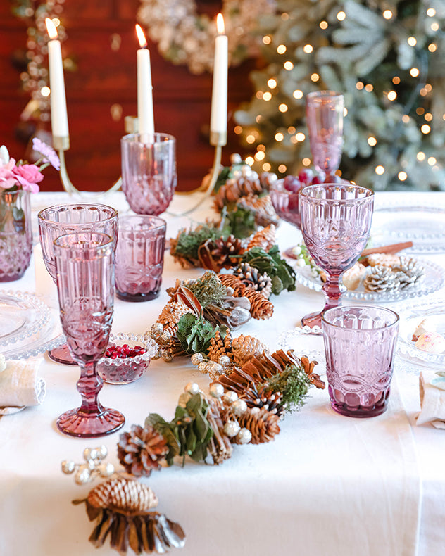 5ft Glittering Woodland Christmas Garland
