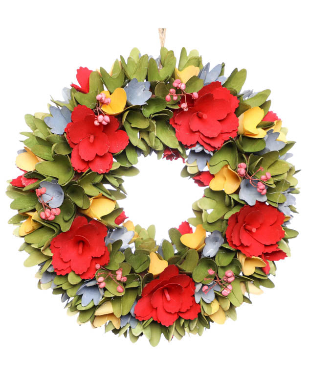 colourful wreath