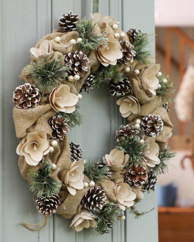 Natural Beauty Jute Wreath 40cm