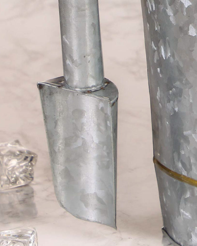 Gold Band Ice Bucket and Scoop