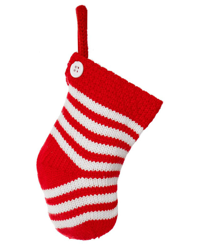Set of Six Candy Cane Tree Decorations