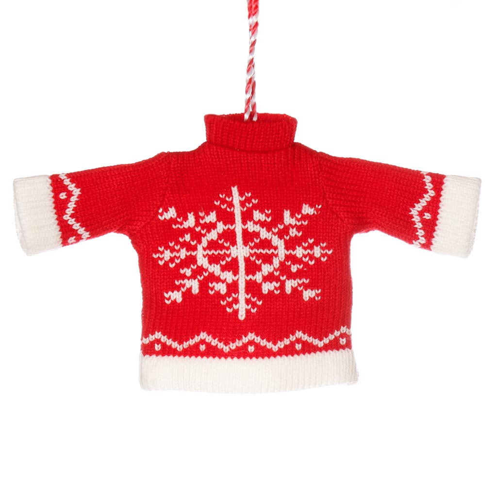 Red Festive Jumper Christmas Tree Decoration