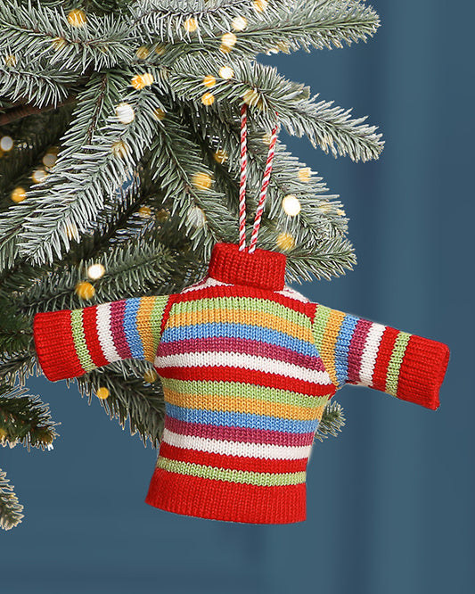Striped Jumper Christmas Tree Decoration