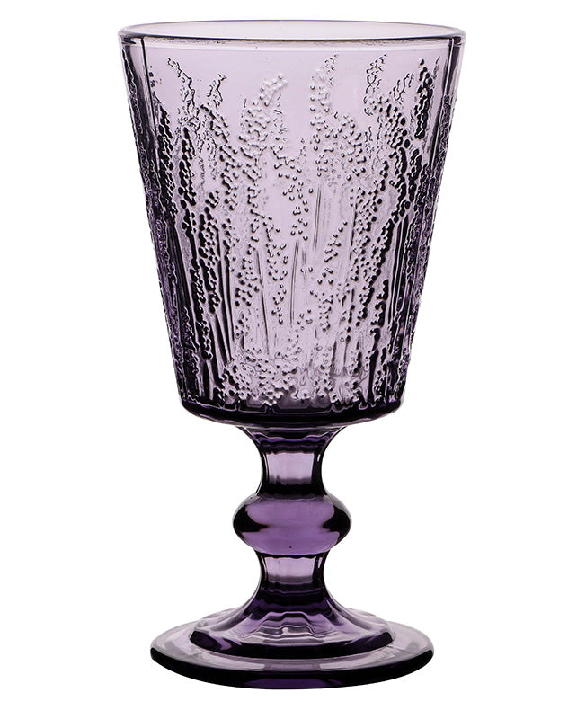 Lavender Wine Goblet