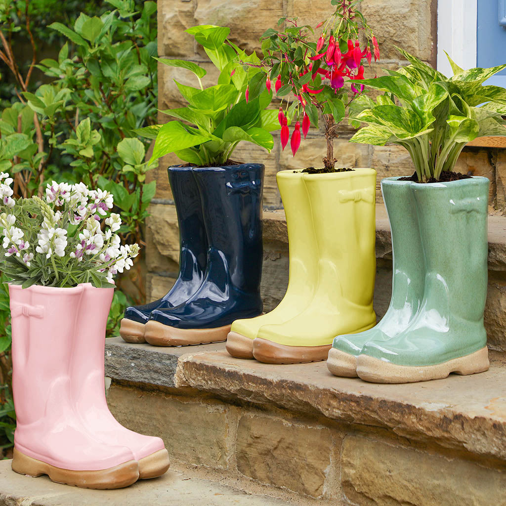 Large Wellington Boot Planter Collection