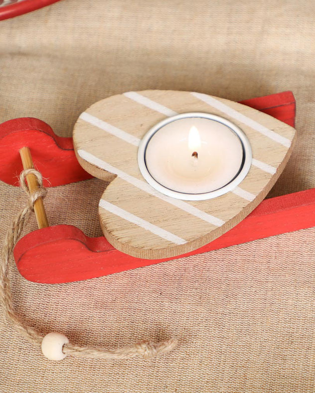 Set of 6 Nordic Winter Tealight Holders