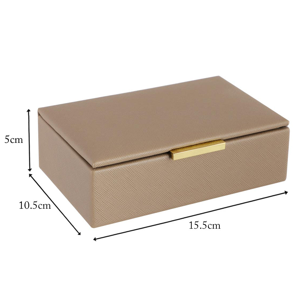 Mink Grey Faux Leather Jewellery Store