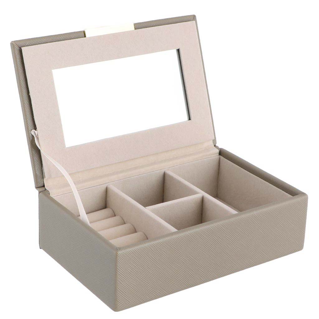Mink Grey Faux Leather Jewellery Store