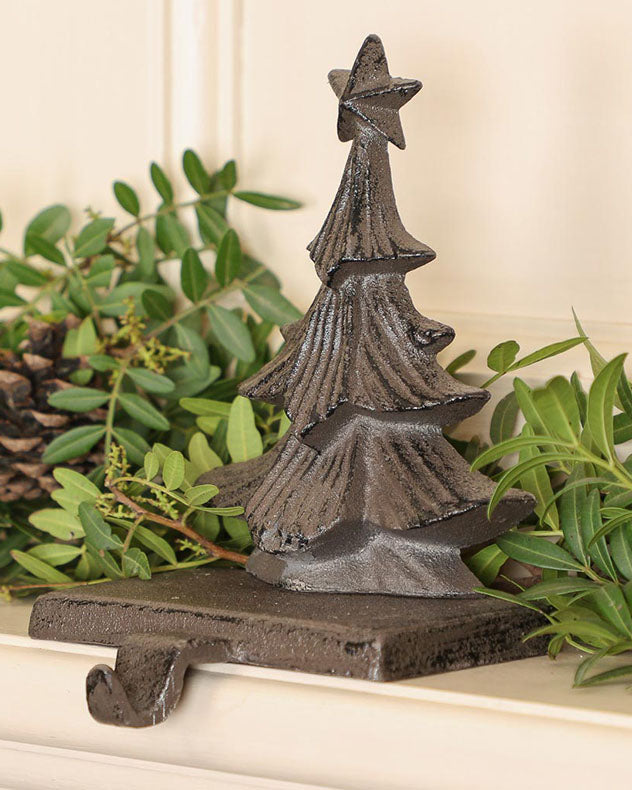 Brown Christmas Tree Stocking Holder