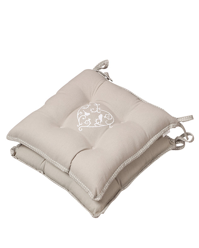 grey garden furniture seat pads