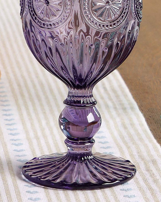 Parisian Purple Wine Goblet