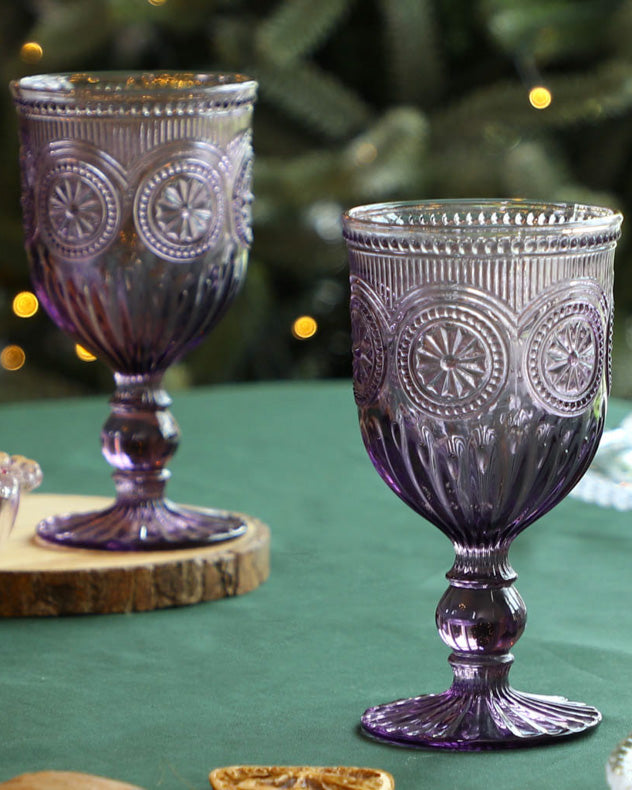 Parisian Purple Wine Goblet
