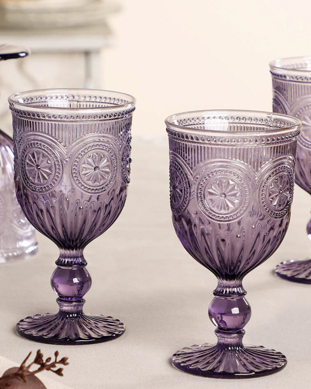 Parisian Purple Wine Goblet