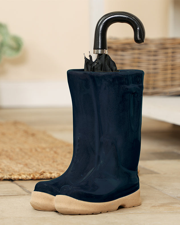 ceramic indoor outdoor welly boot planter