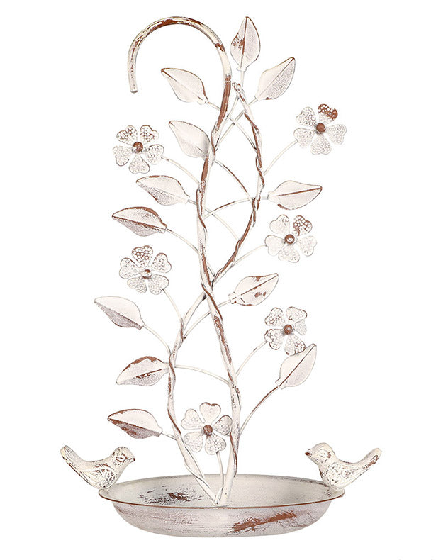 metal hanging bird feeder