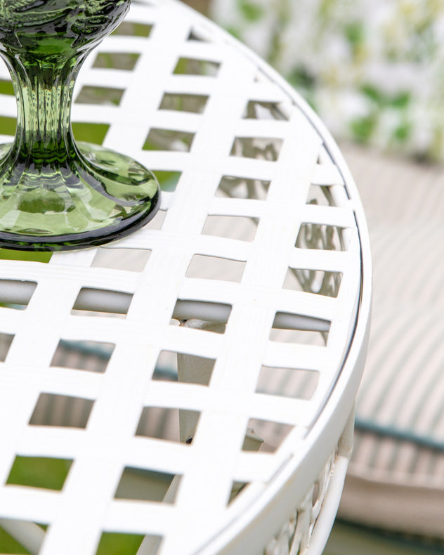 Vintage Ivory Two Person Garden Bistro Set