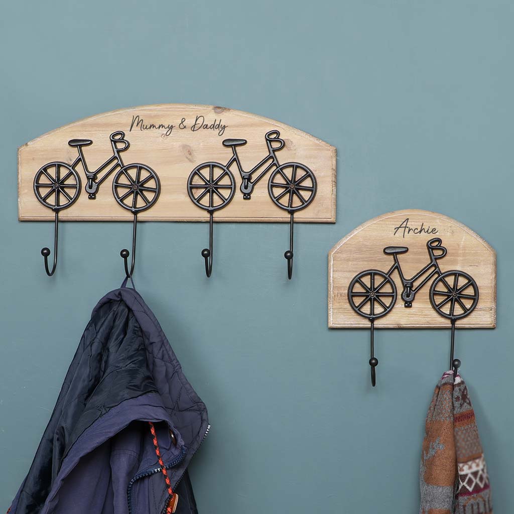 Wall Mounted Bicycle Multi Hook Board