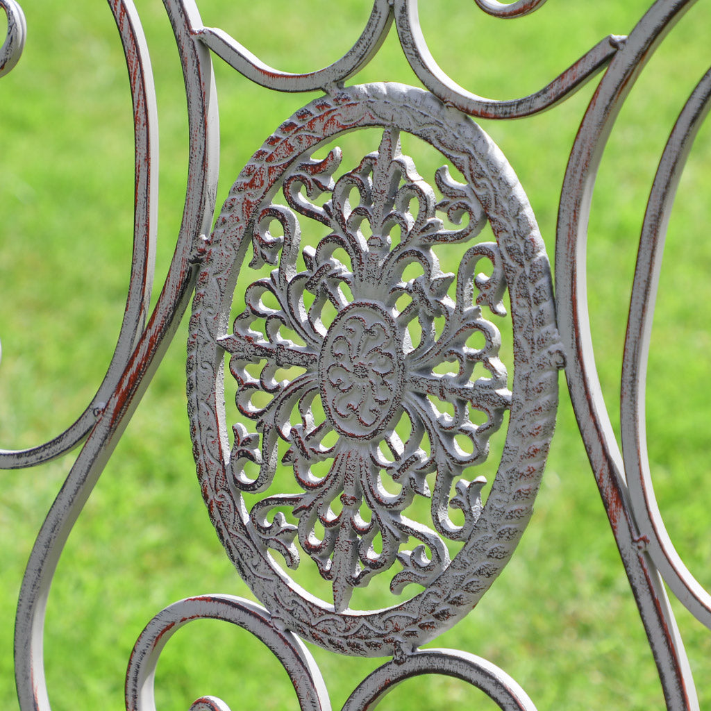 Vintage Grey Garden Rocking Chair