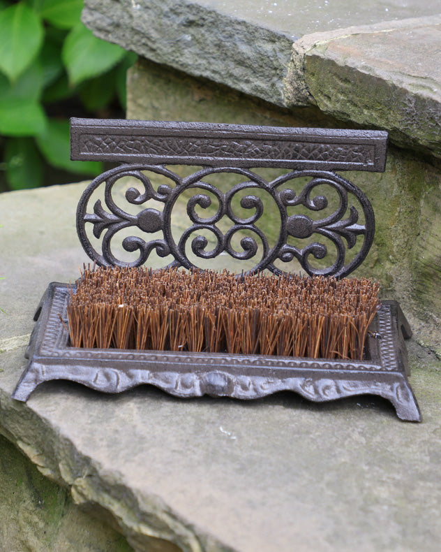 Period Style Ornate Boot Brush and Scraper