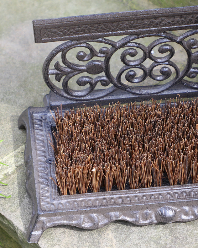 Period Style Ornate Boot Brush and Scraper