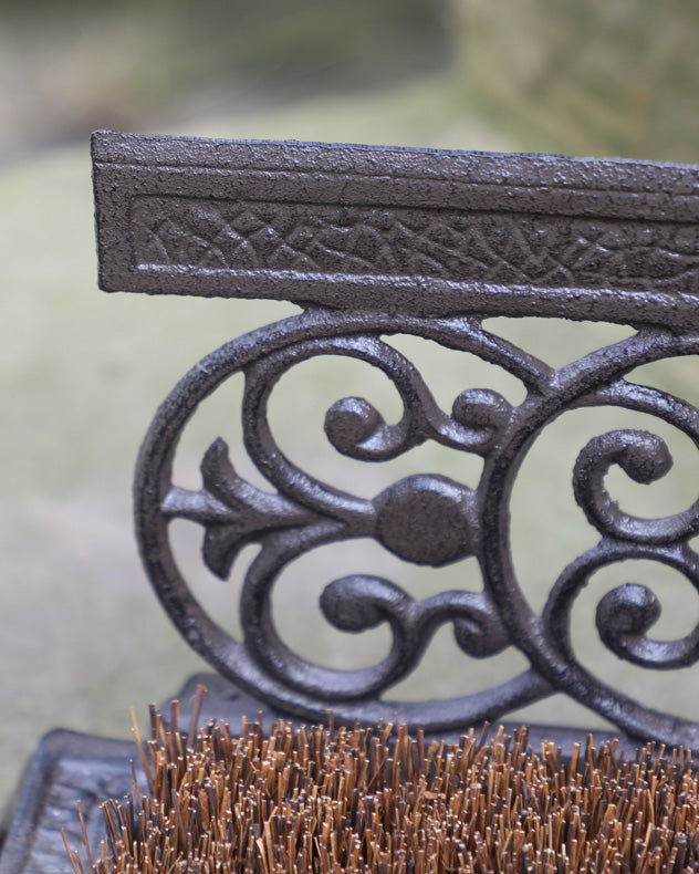 Period Style Ornate Boot Brush and Scraper