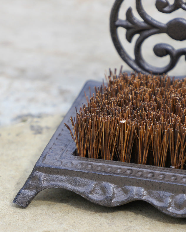 Period Style Ornate Boot Brush and Scraper