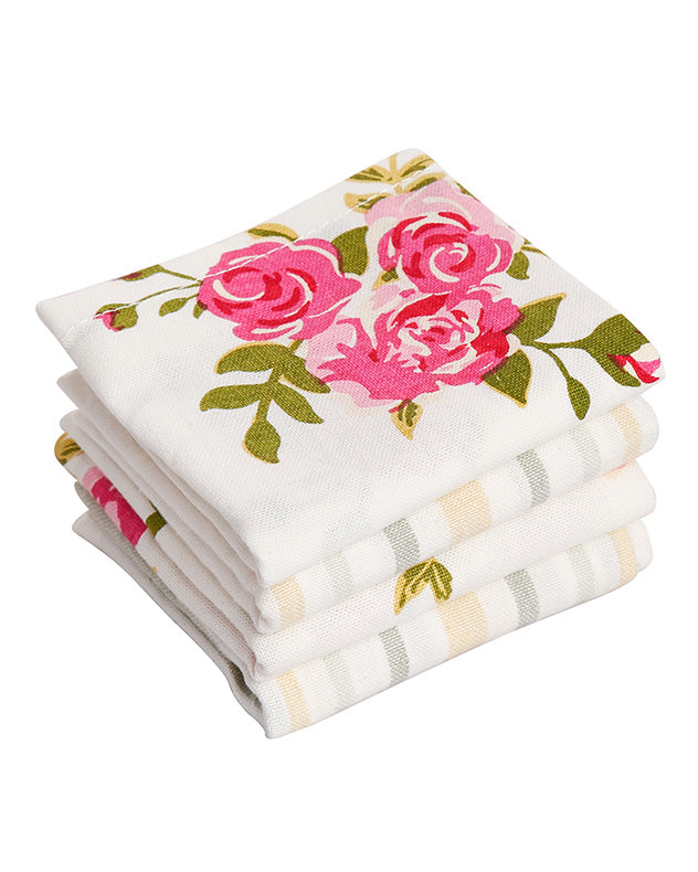 Set of 2 Helmsley Blush Vintage Cloth Napkins